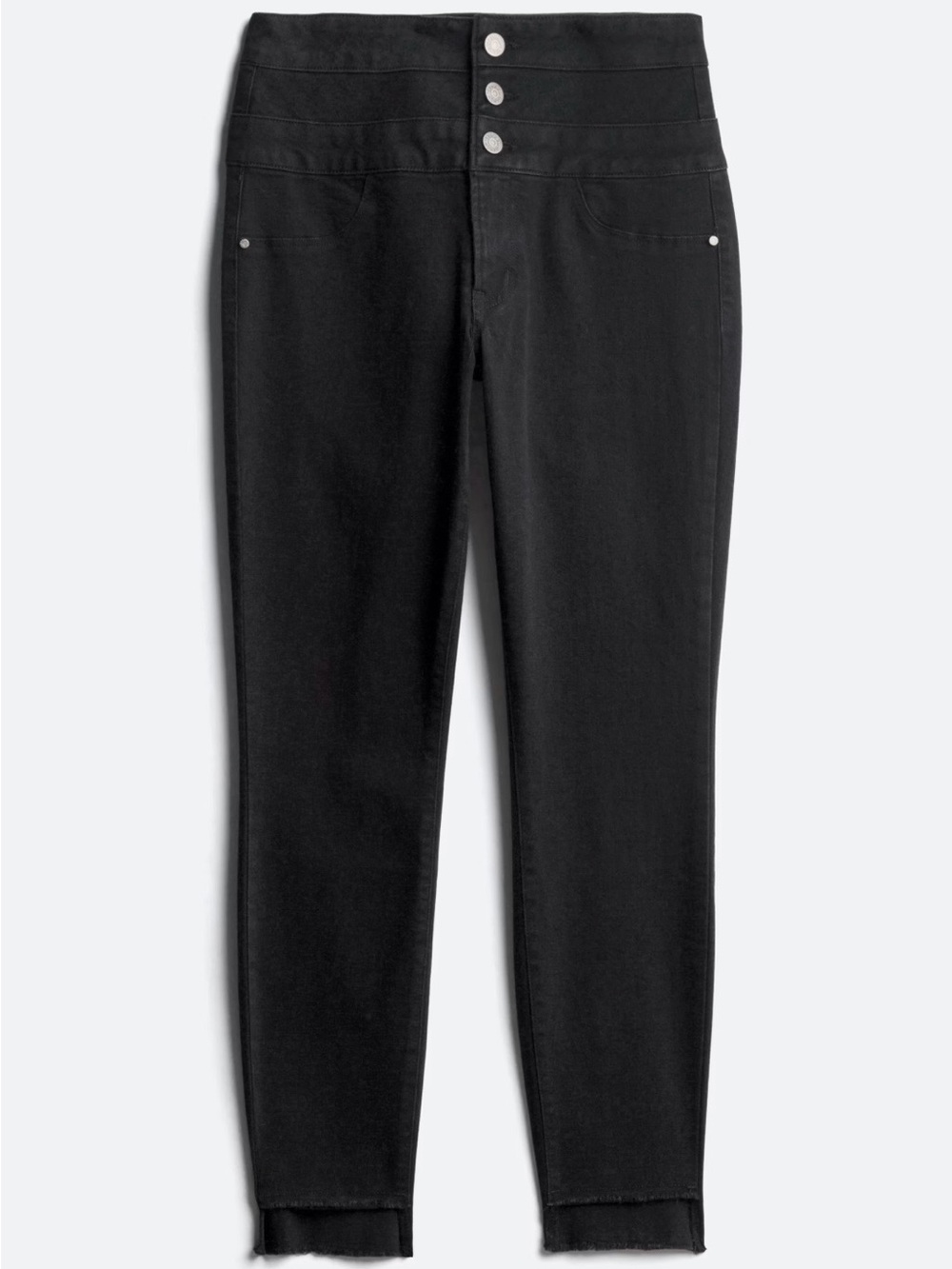 TINSEL Black High-Waist Button-Fly Women’s Jeans in Size 26
